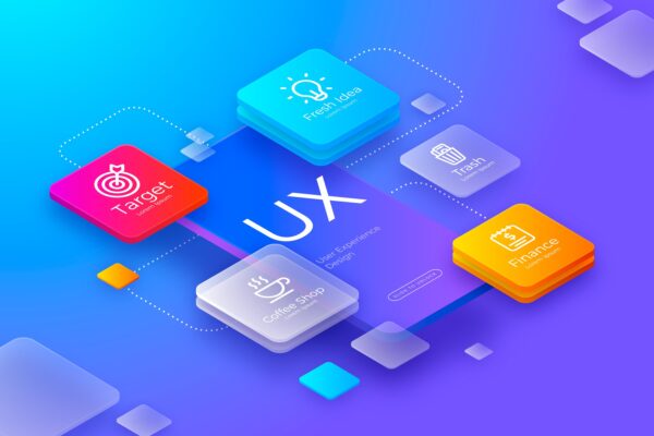 UI Mobilel 3D Perspective