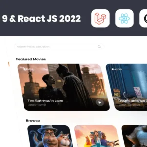 Kelas Online Full-Stack Laravel React JS: Build Streaming Website Like Netflix